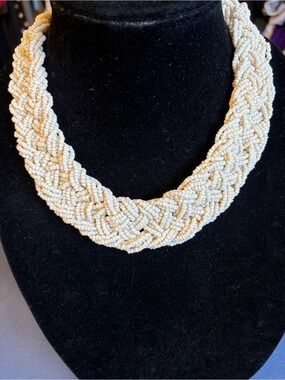 Vintage Seed Bead Collar Necklace
